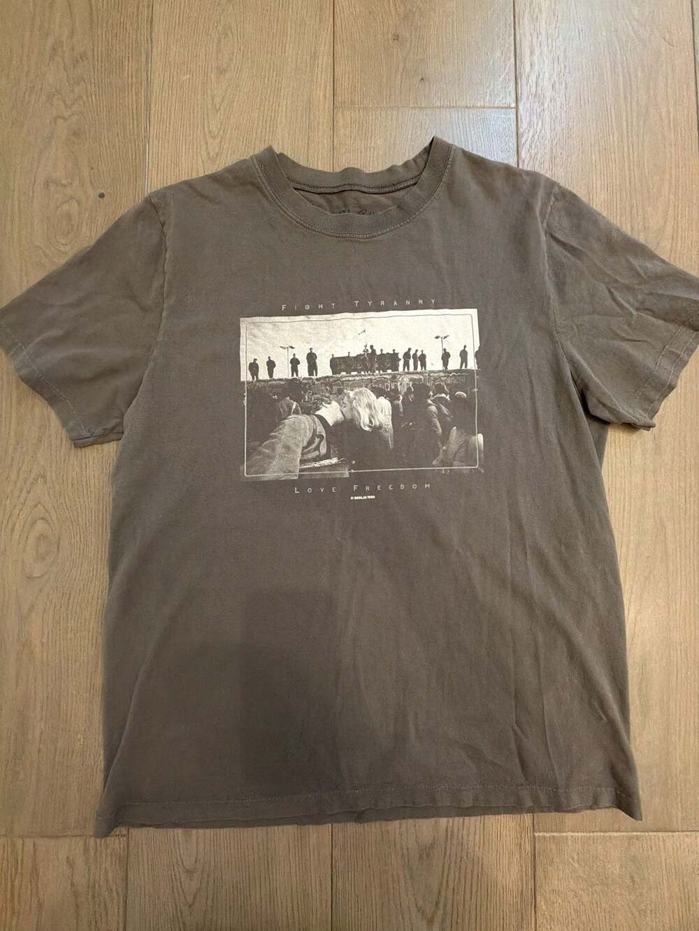 AllSaints Fight Tyranny Love Freedom Graphic T-Shirt